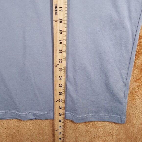 CALVIN KLEIN Sleepwear Mens Large Gray Pullover Crew Logo Tee T-Shirt - Picture 6 of 7